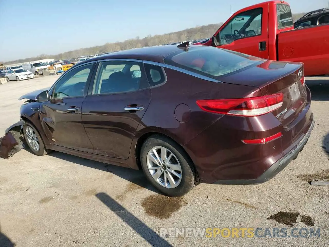 2 Photograph of a damaged car 5XXGT4L34KG275374 KIA OPTIMA 2019