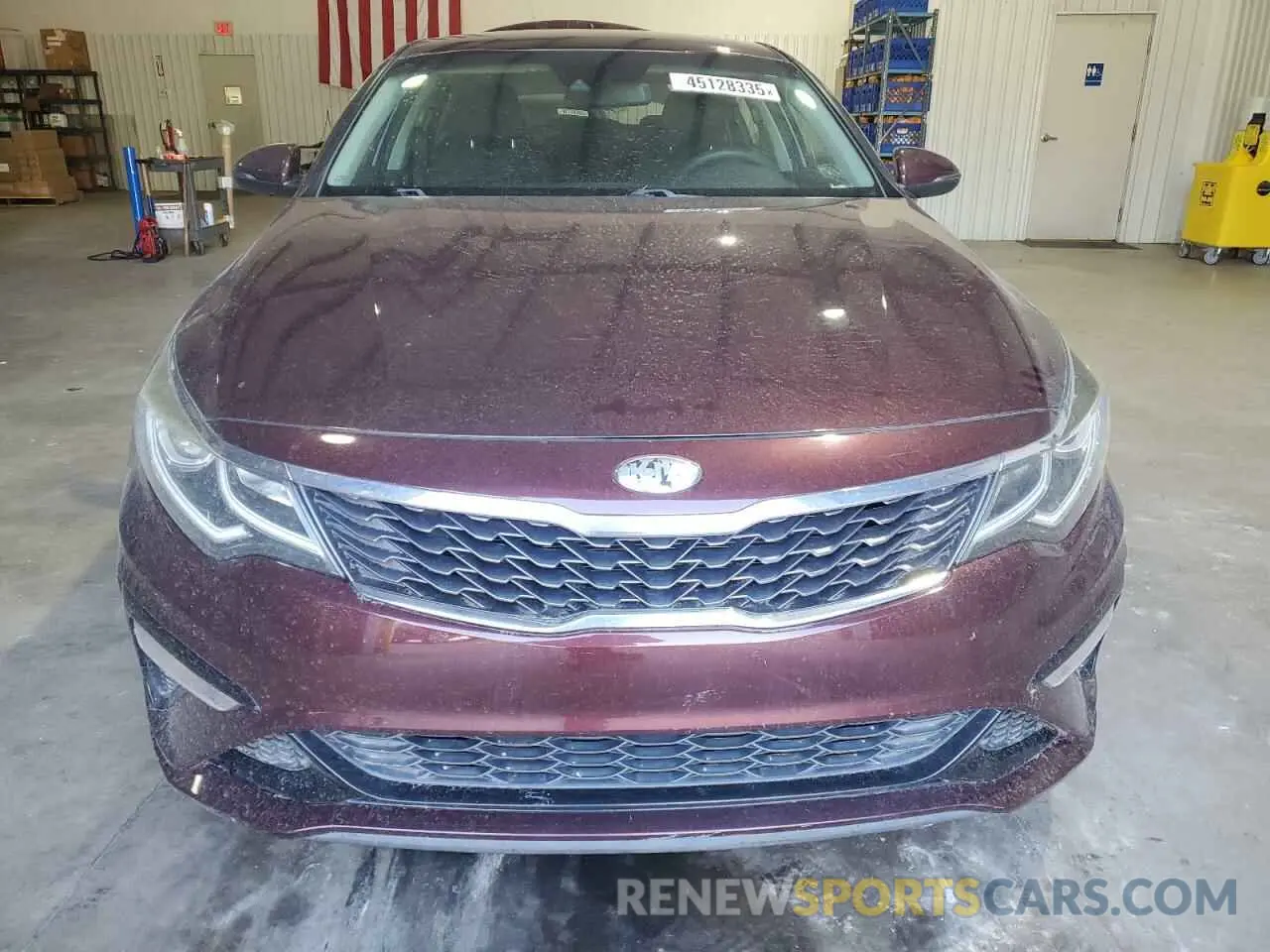 5 Photograph of a damaged car 5XXGT4L34KG299285 KIA OPTIMA 2019