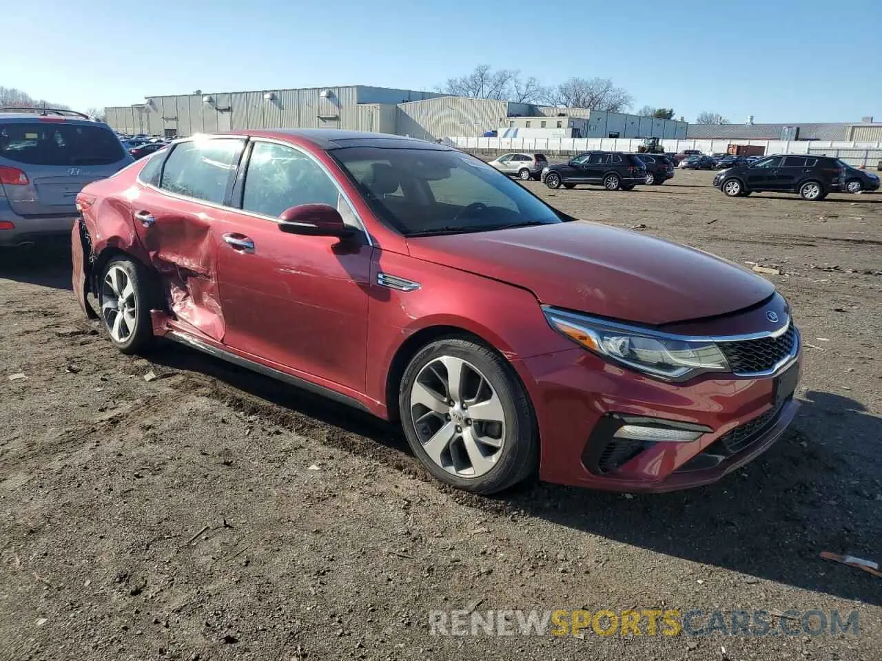 4 Фотография поврежденного автомобиля 5XXGT4L34KG303304 KIA OPTIMA 2019