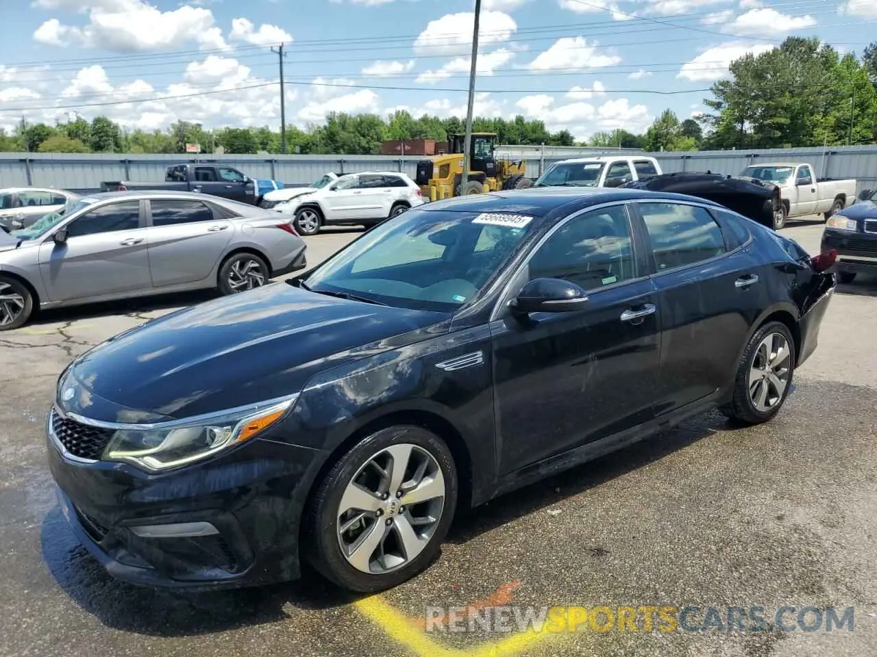 1 Photograph of a damaged car 5XXGT4L34KG331412 KIA OPTIMA 2019