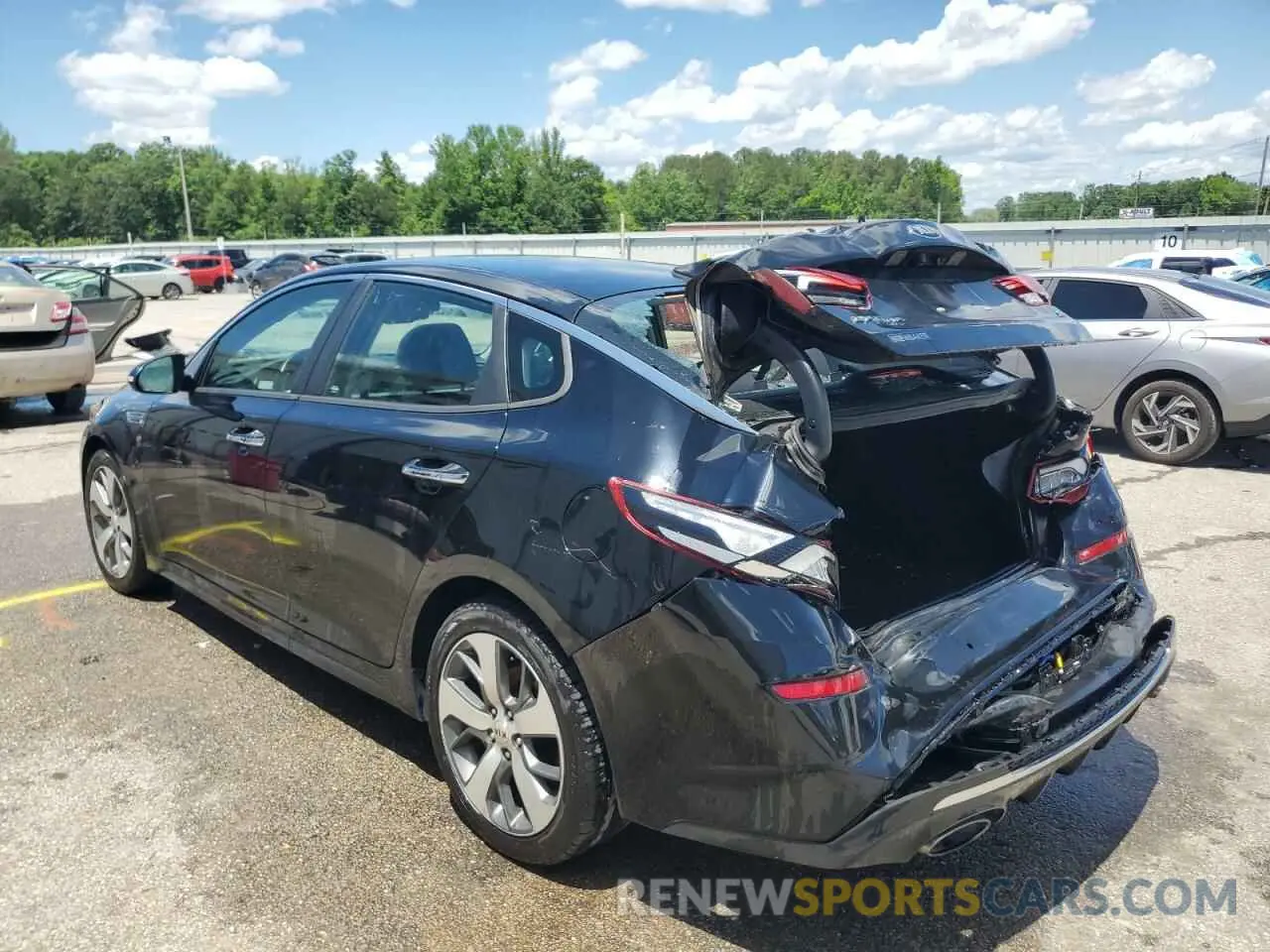2 Photograph of a damaged car 5XXGT4L34KG331412 KIA OPTIMA 2019