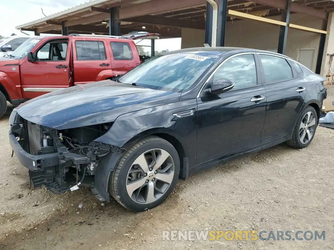 1 Photograph of a damaged car 5XXGT4L34KG362384 KIA OPTIMA 2019