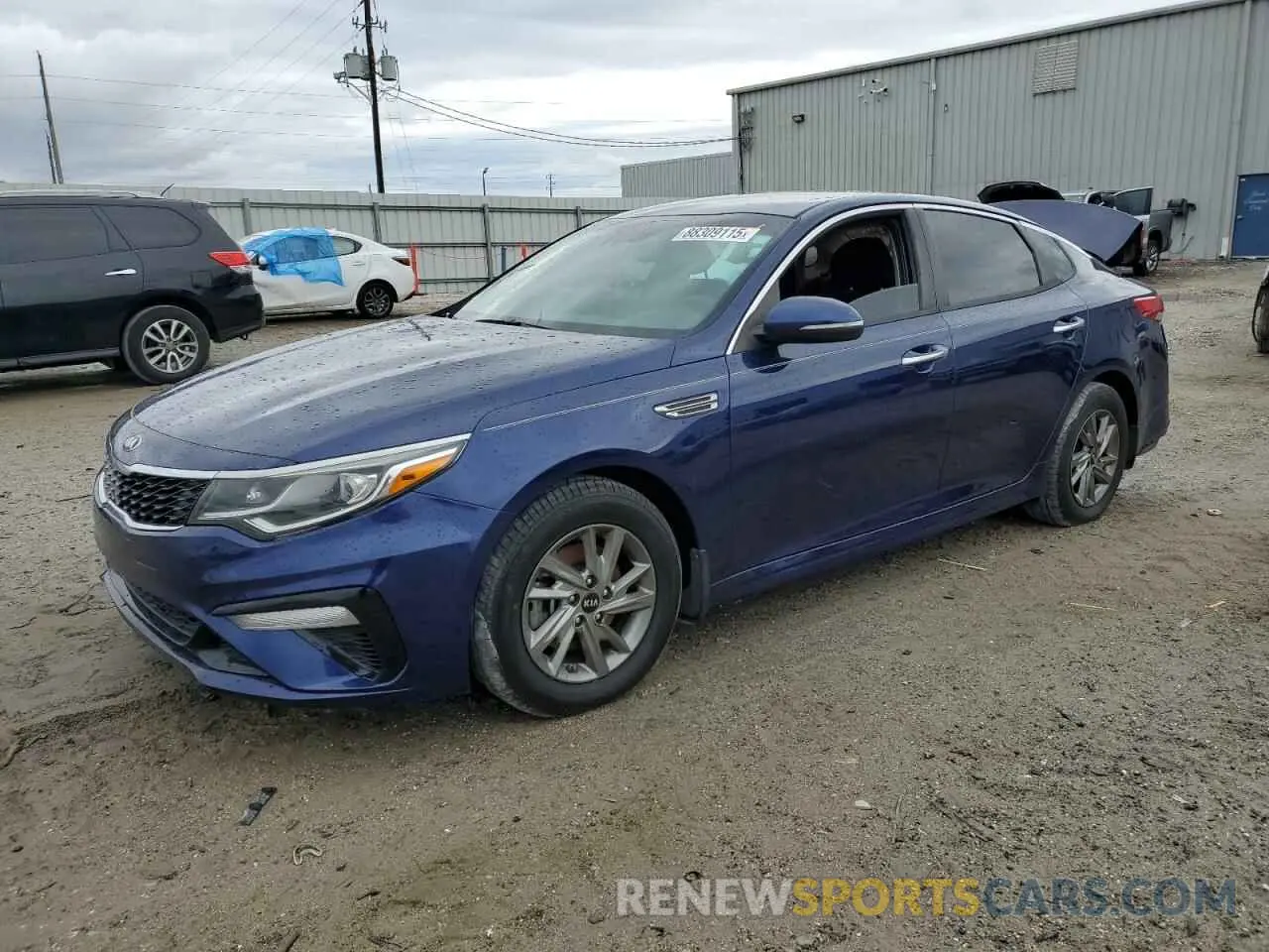 1 Photograph of a damaged car 5XXGT4L35KG304705 KIA OPTIMA 2019