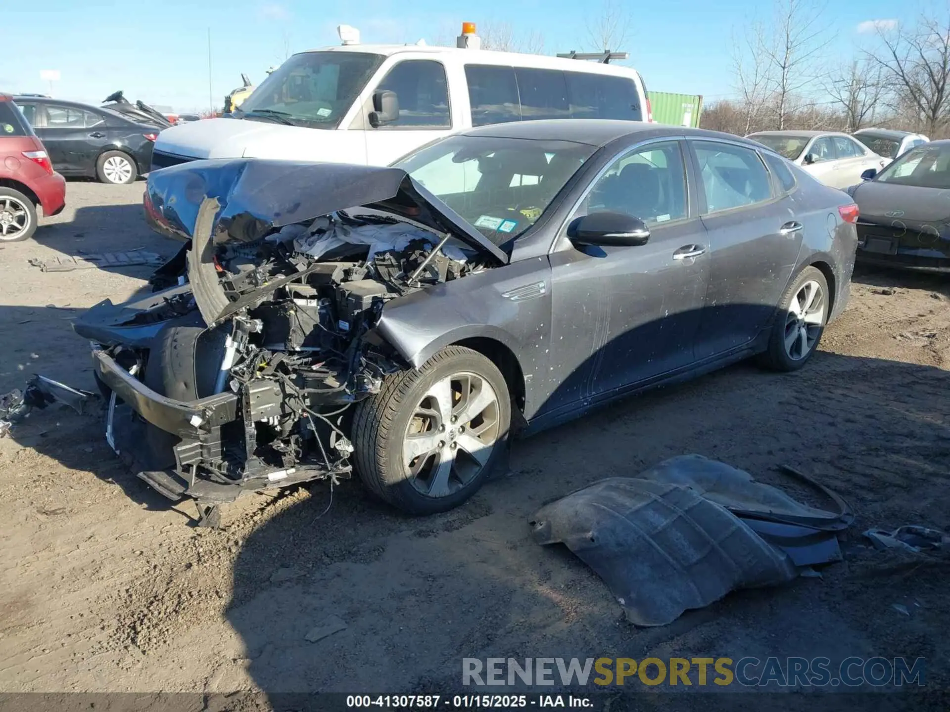 2 Photograph of a damaged car 5XXGT4L35KG315770 KIA OPTIMA 2019