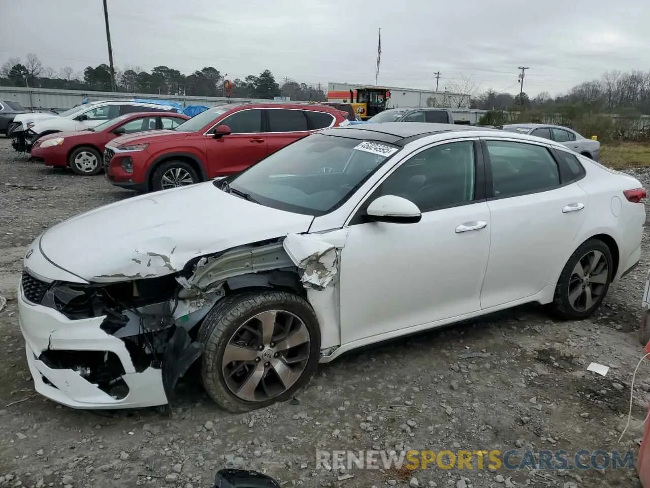 1 Photograph of a damaged car 5XXGT4L35KG328227 KIA OPTIMA 2019