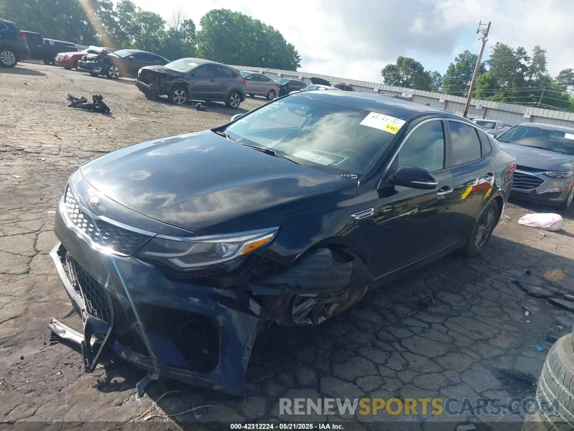 2 Фотография поврежденного автомобиля 5XXGT4L35KG344993 KIA OPTIMA 2019