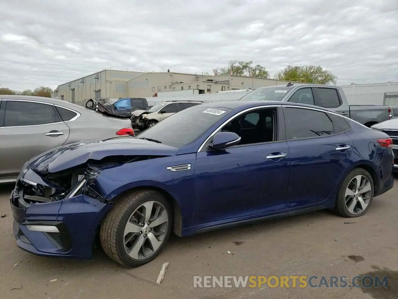1 Photograph of a damaged car 5XXGT4L35KG373202 KIA OPTIMA 2019