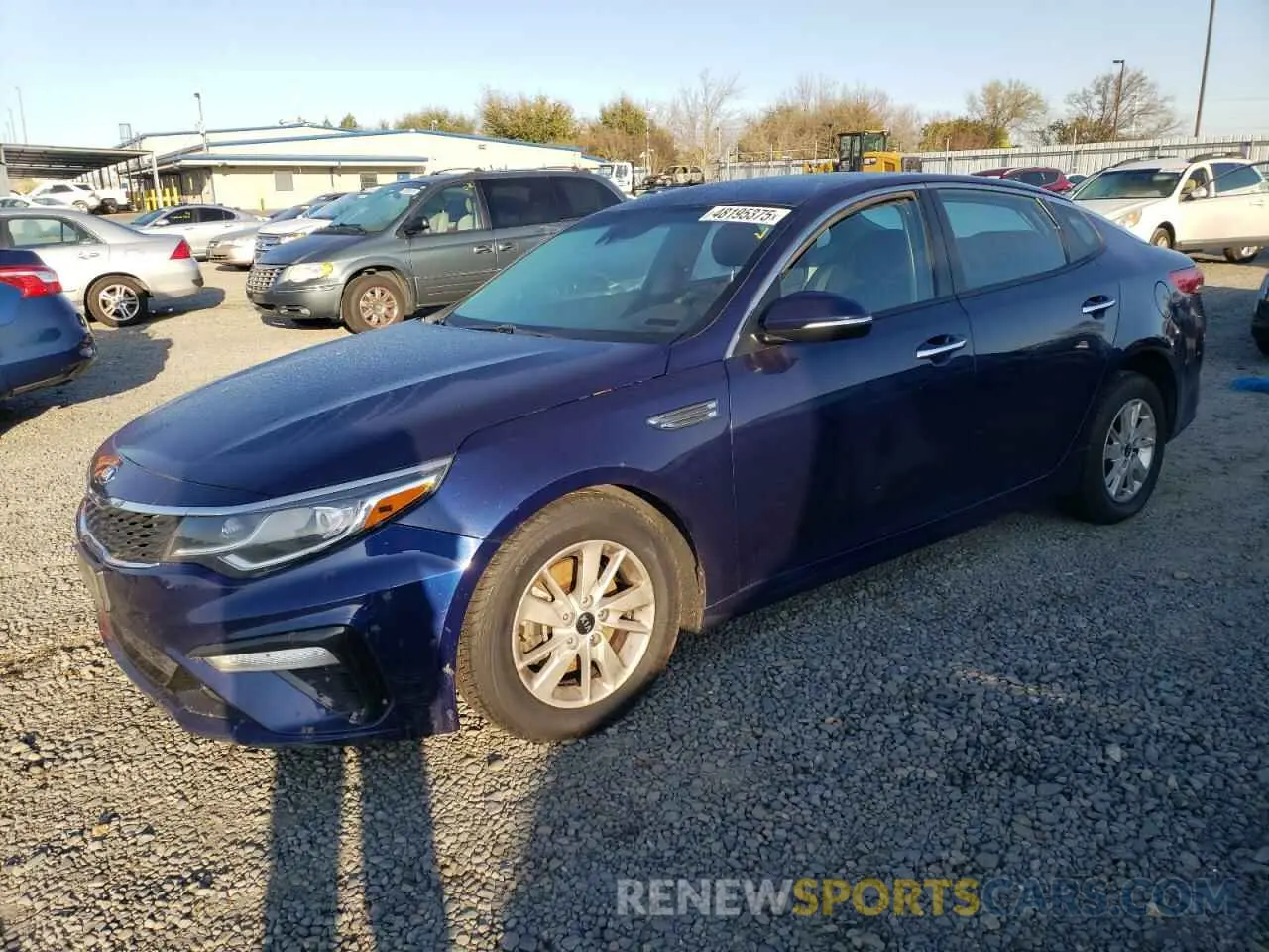 1 Photograph of a damaged car 5XXGT4L36KG276042 KIA OPTIMA 2019