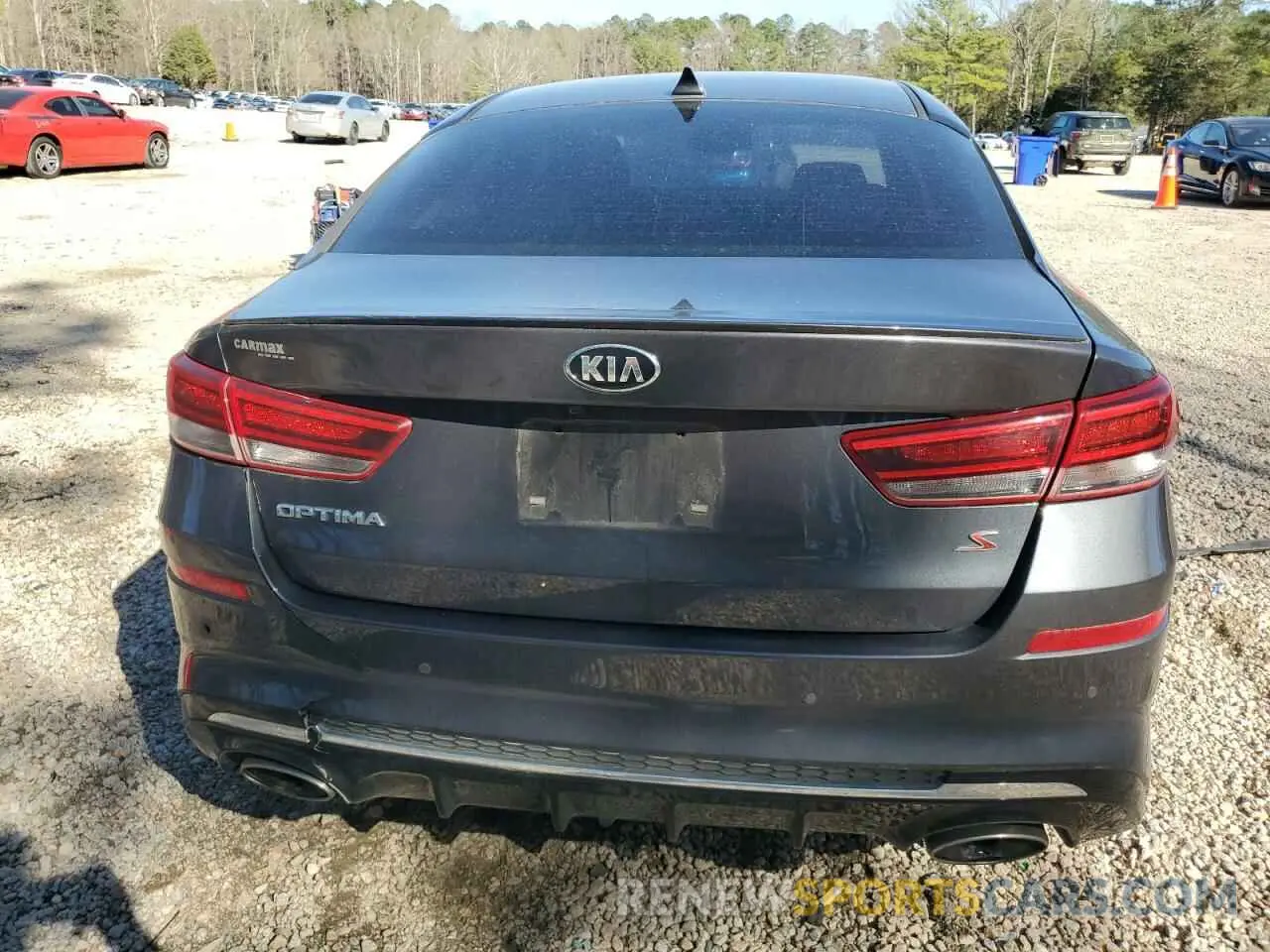 6 Photograph of a damaged car 5XXGT4L36KG282553 KIA OPTIMA 2019