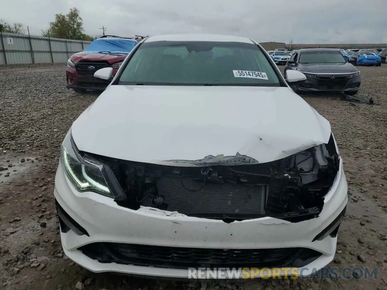 5 Photograph of a damaged car 5XXGT4L36KG318497 KIA OPTIMA 2019