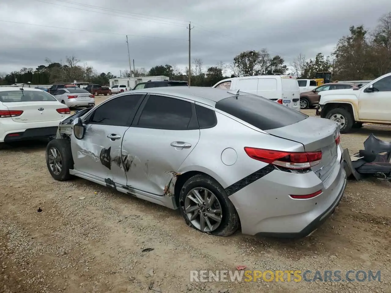 2 Photograph of a damaged car 5XXGT4L36KG319715 KIA OPTIMA 2019