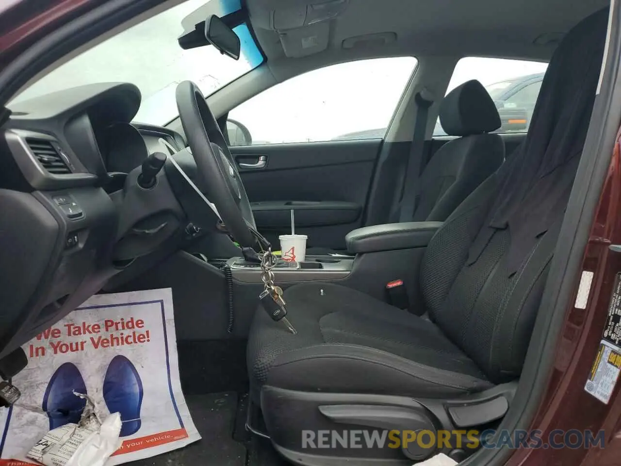 7 Photograph of a damaged car 5XXGT4L36KG367604 KIA OPTIMA 2019