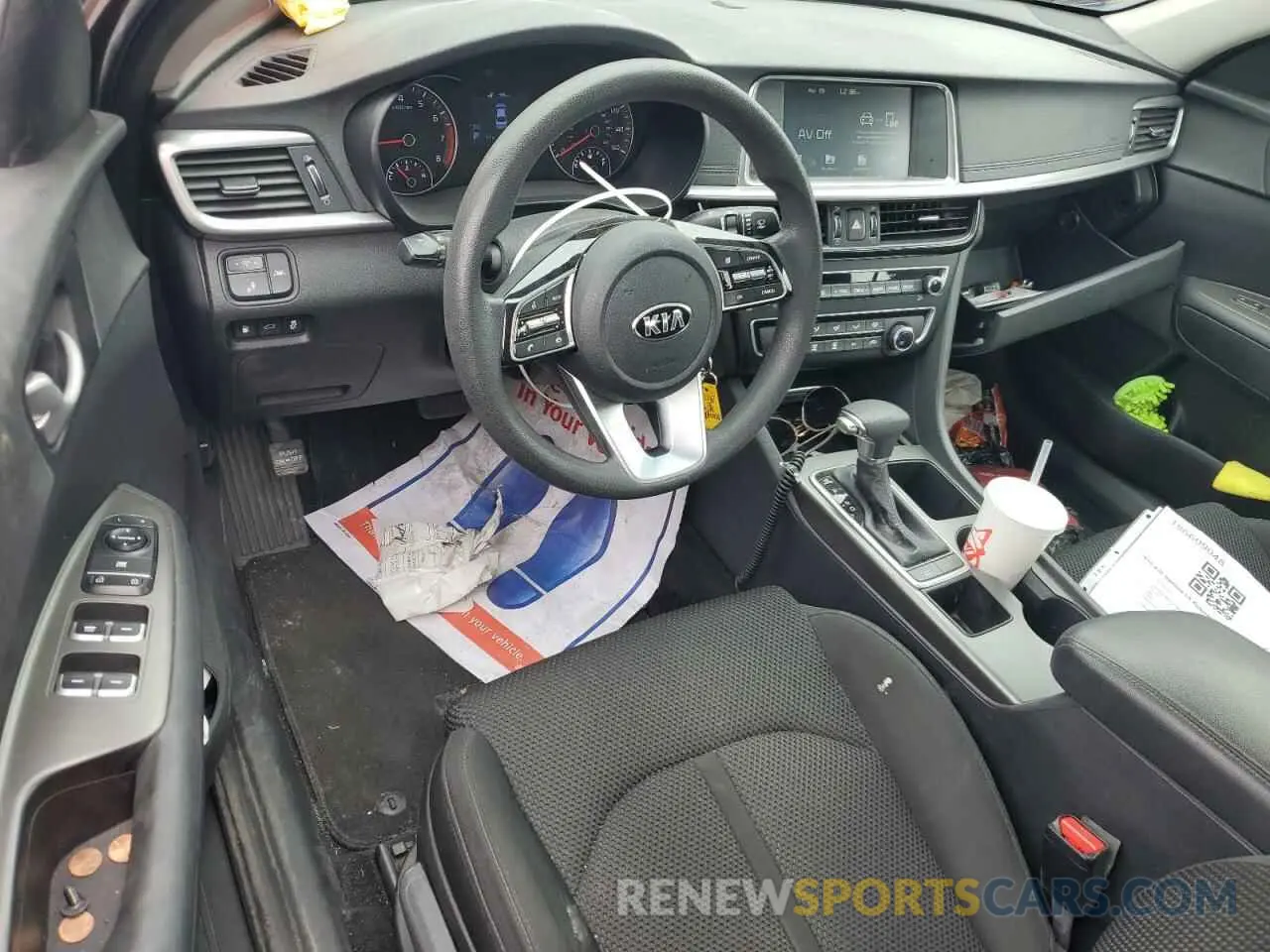 8 Photograph of a damaged car 5XXGT4L36KG367604 KIA OPTIMA 2019