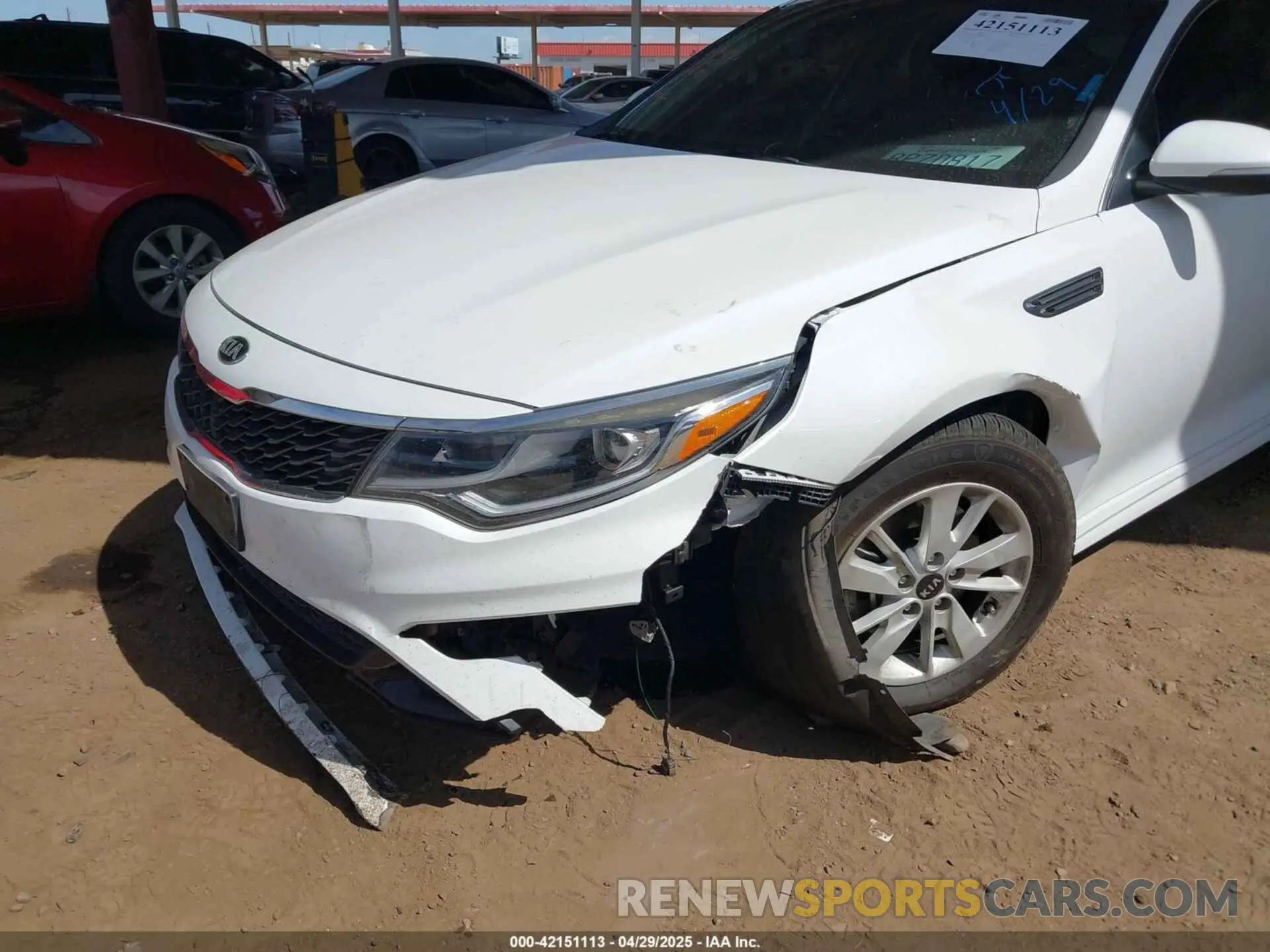 6 Photograph of a damaged car 5XXGT4L37KG275045 KIA OPTIMA 2019
