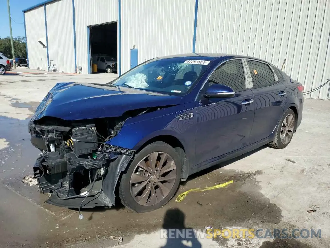 1 Photograph of a damaged car 5XXGT4L37KG289673 KIA OPTIMA 2019
