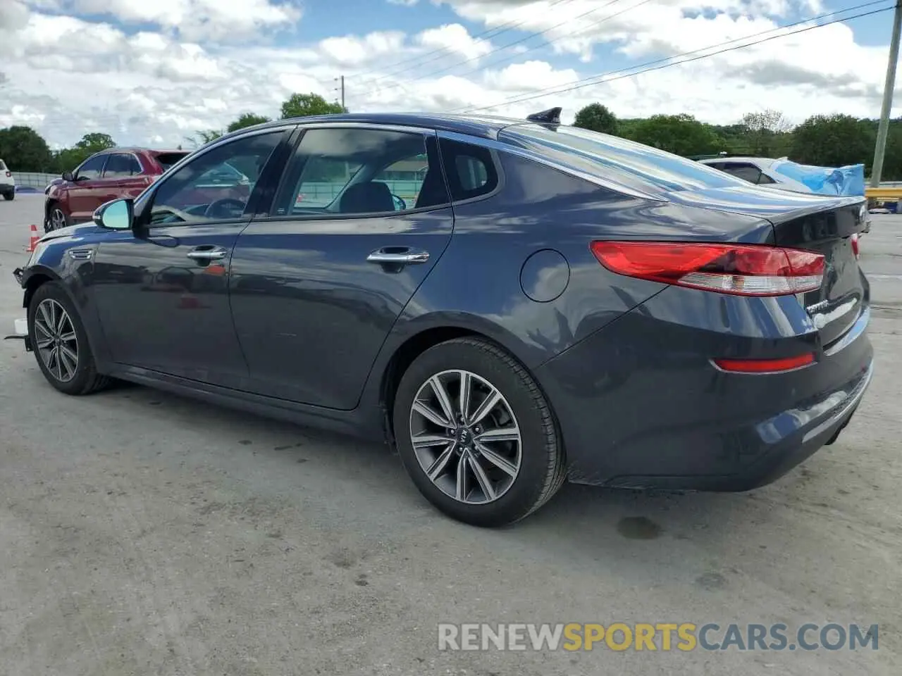 2 Photograph of a damaged car 5XXGT4L37KG309372 KIA OPTIMA 2019