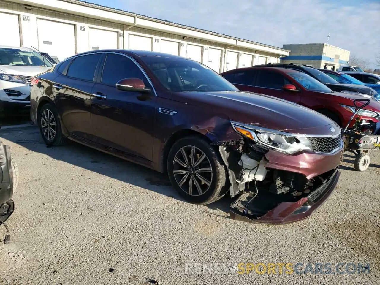 4 Photograph of a damaged car 5XXGT4L37KG363058 KIA OPTIMA 2019