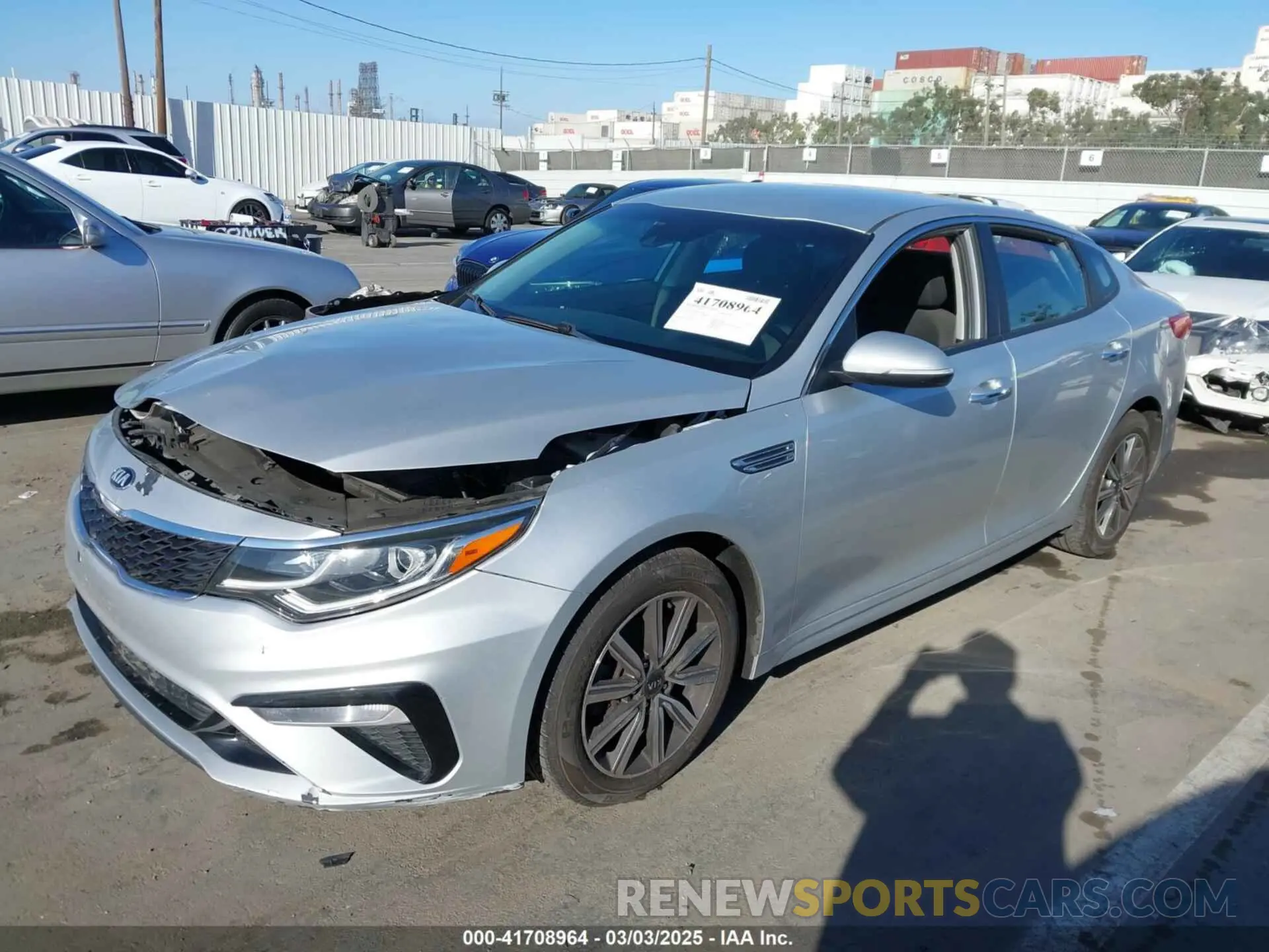 2 Photograph of a damaged car 5XXGT4L37KG379860 KIA OPTIMA 2019