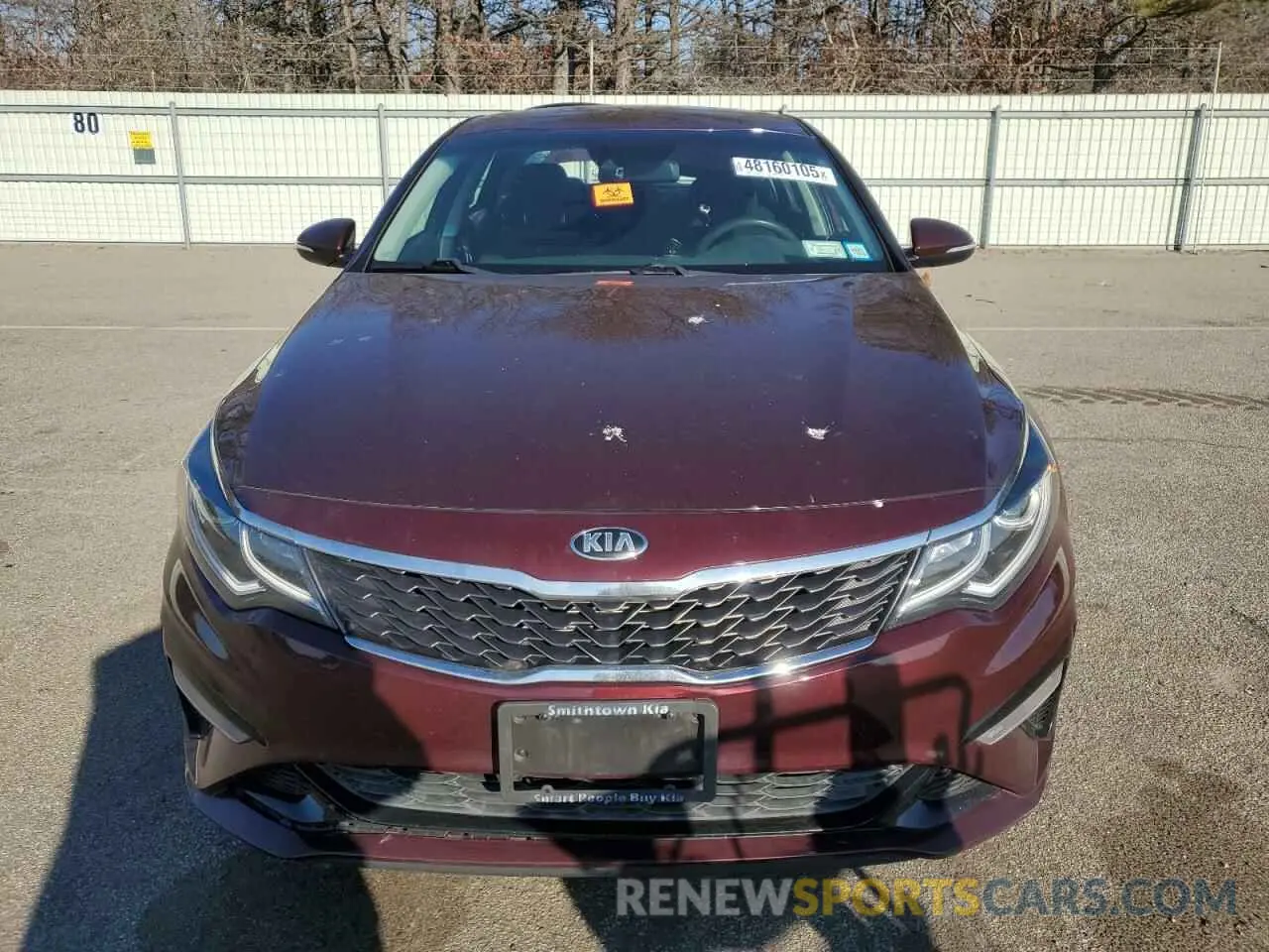 5 Photograph of a damaged car 5XXGT4L38KG317979 KIA OPTIMA 2019