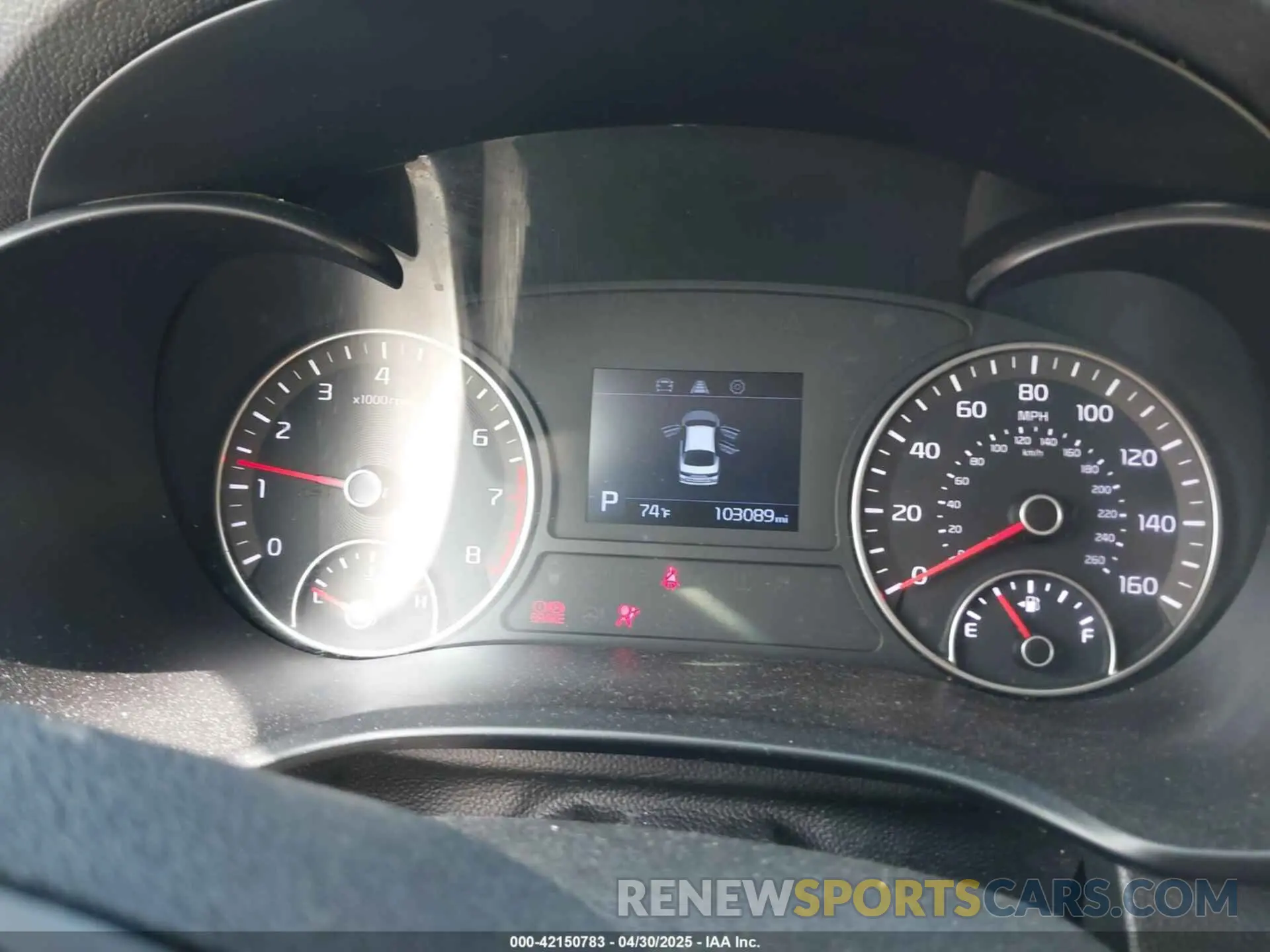 7 Photograph of a damaged car 5XXGT4L38KG320364 KIA OPTIMA 2019
