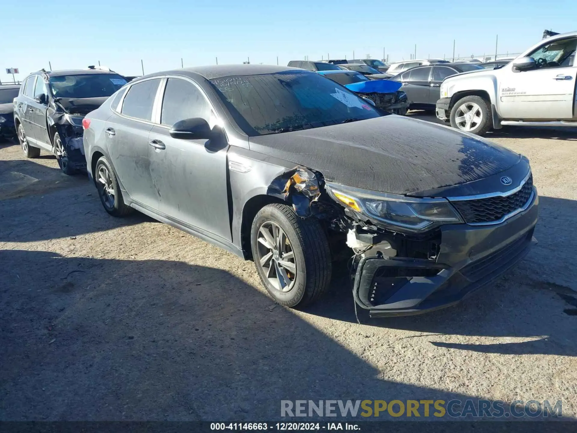 1 Photograph of a damaged car 5XXGT4L38KG324429 KIA OPTIMA 2019