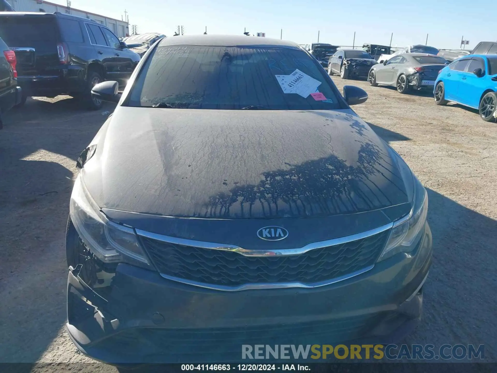 12 Photograph of a damaged car 5XXGT4L38KG324429 KIA OPTIMA 2019