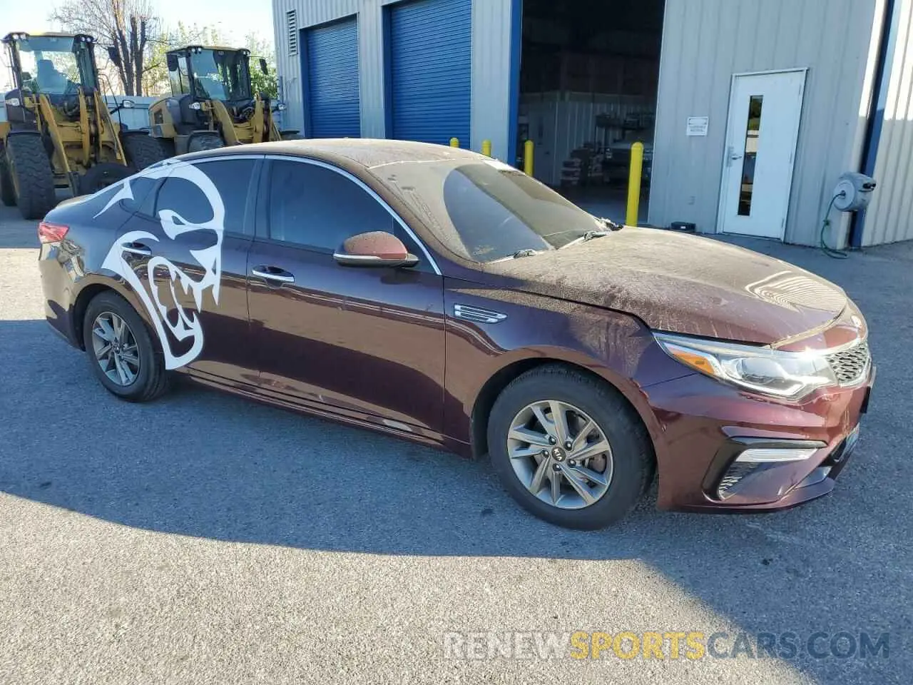 4 Photograph of a damaged car 5XXGT4L38KG333602 KIA OPTIMA 2019