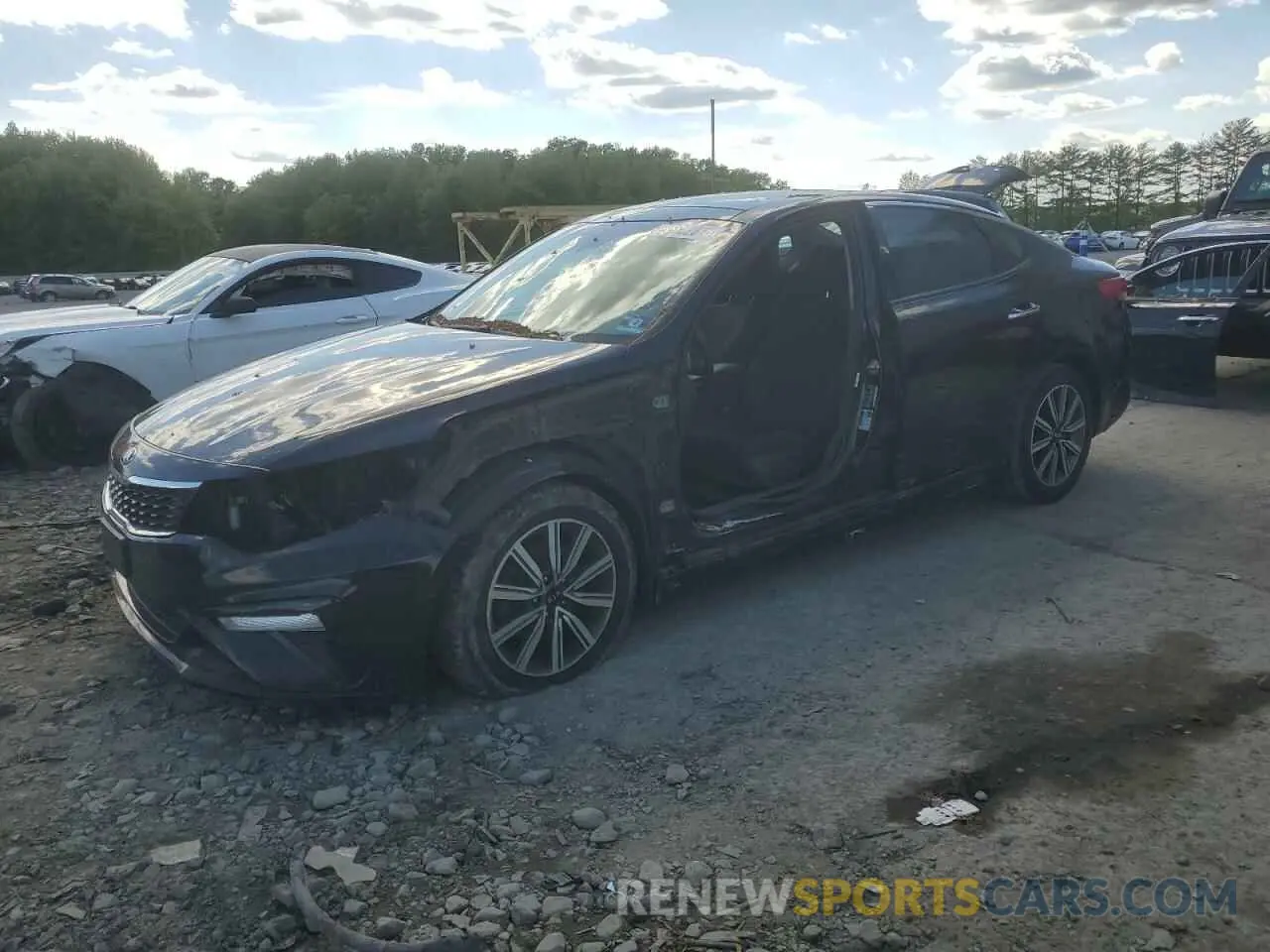 1 Photograph of a damaged car 5XXGT4L39KG308627 KIA OPTIMA 2019