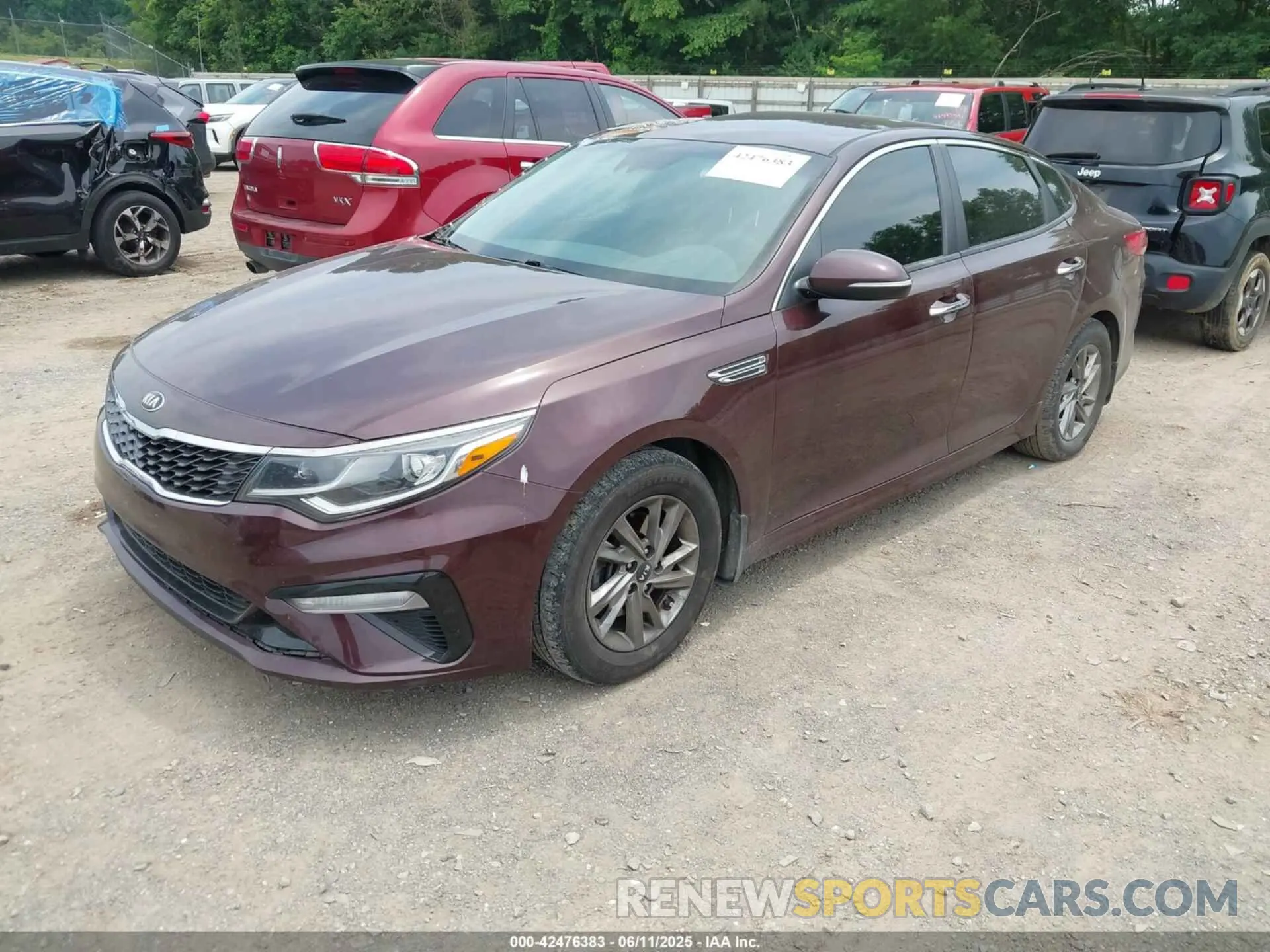 2 Photograph of a damaged car 5XXGT4L39KG343670 KIA OPTIMA 2019