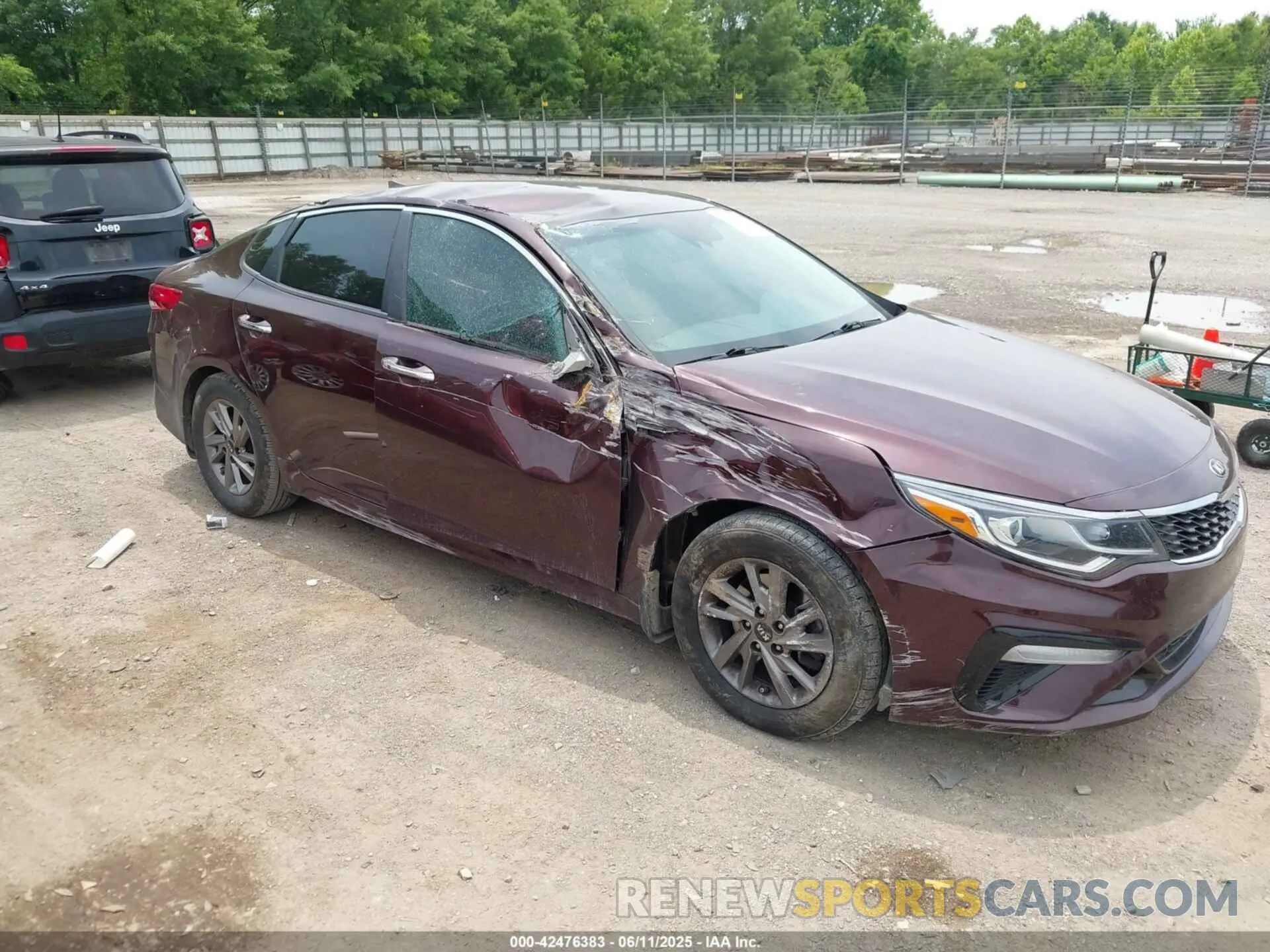 6 Photograph of a damaged car 5XXGT4L39KG343670 KIA OPTIMA 2019
