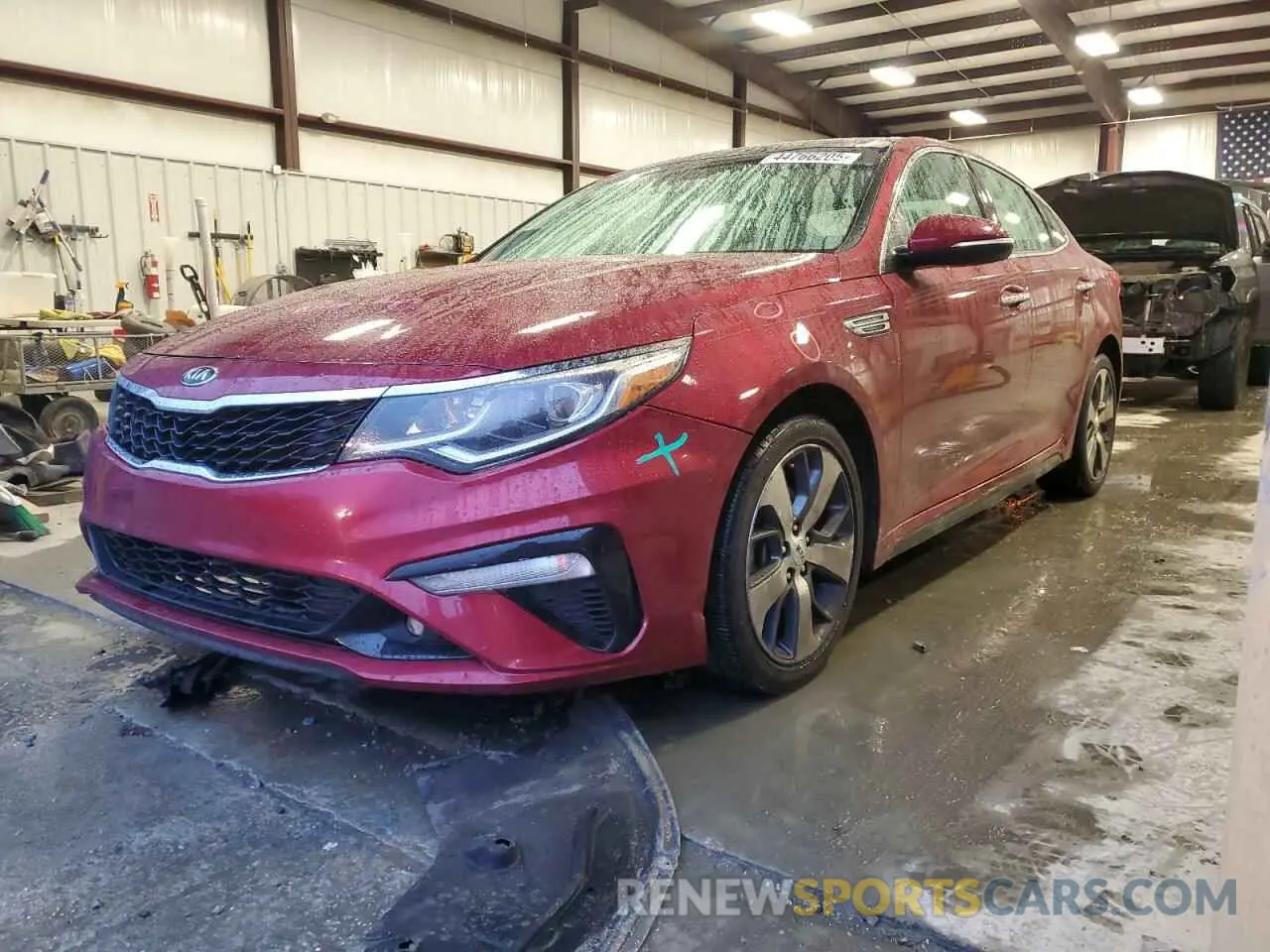 1 Photograph of a damaged car 5XXGT4L39KG372182 KIA OPTIMA 2019