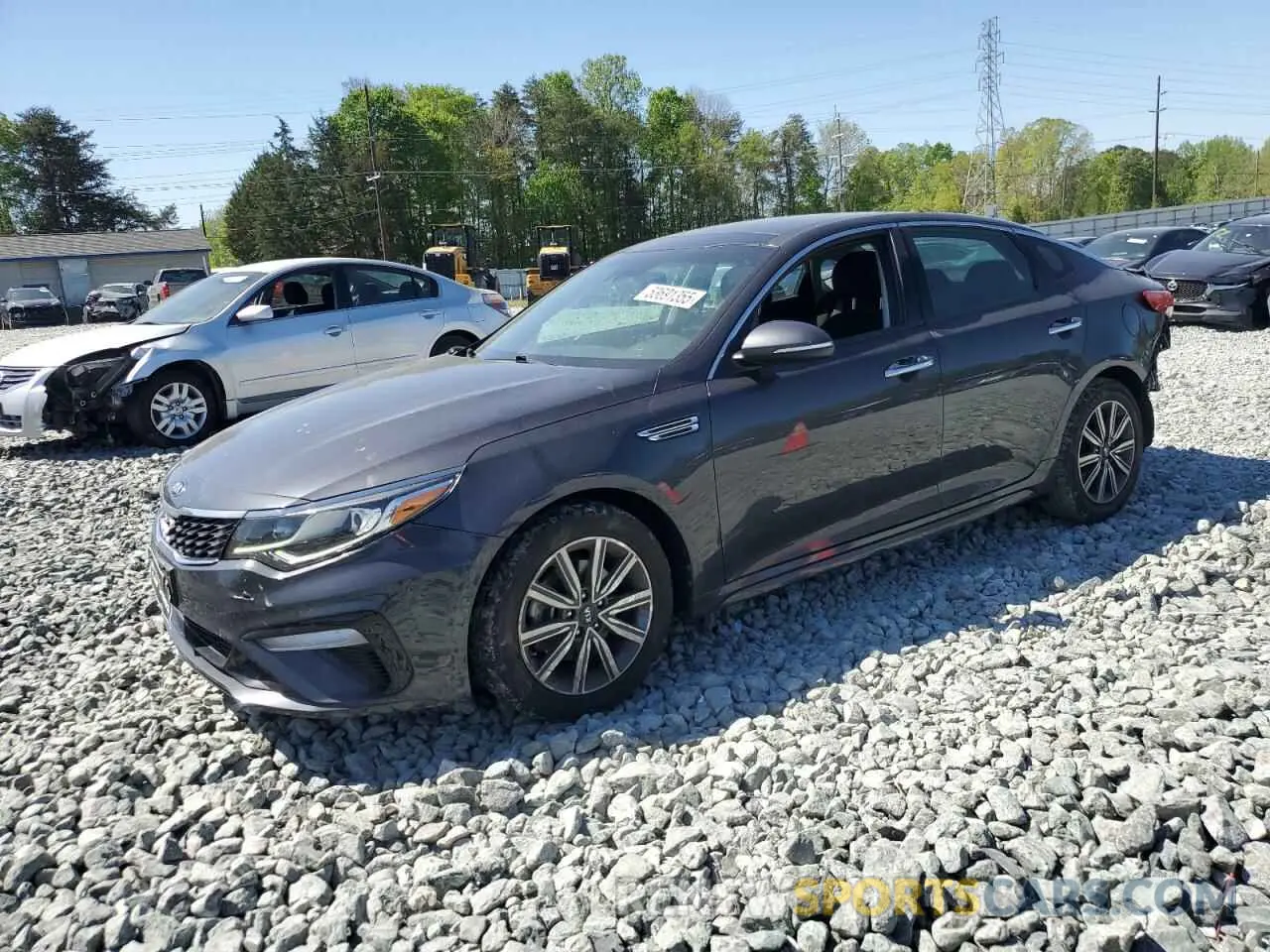 1 Photograph of a damaged car 5XXGT4L3XKG322746 KIA OPTIMA 2019