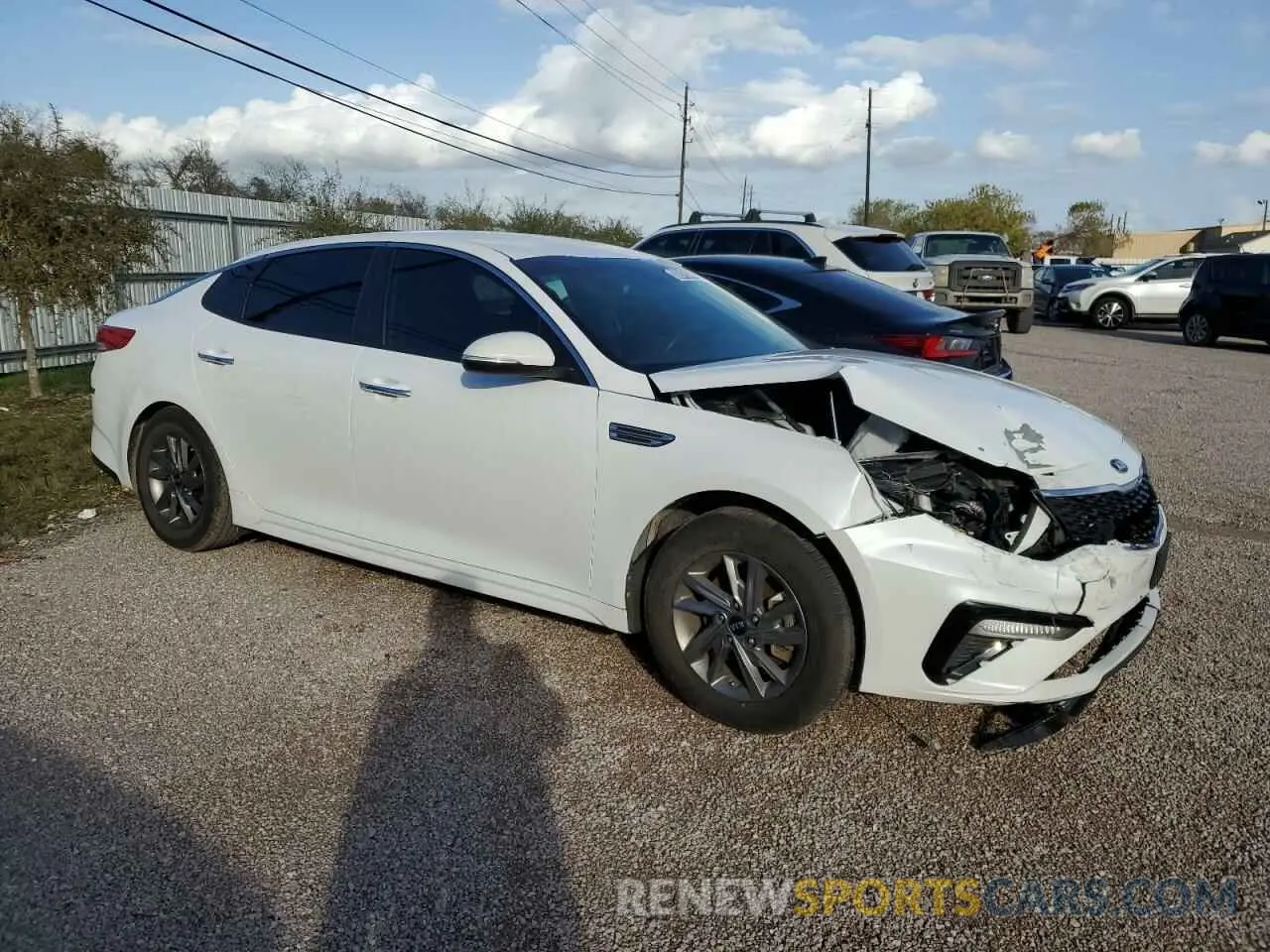 1 Photograph of a damaged car 5XXGT4L3XKG357352 KIA OPTIMA 2019