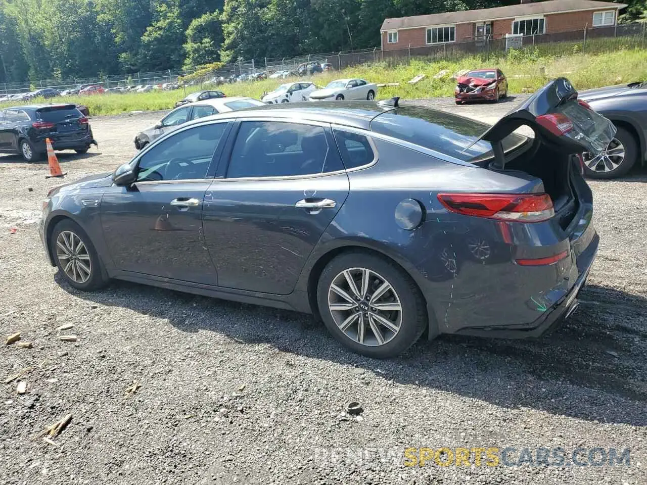 2 Photograph of a damaged car 5XXGU4L13KG310207 KIA OPTIMA 2019