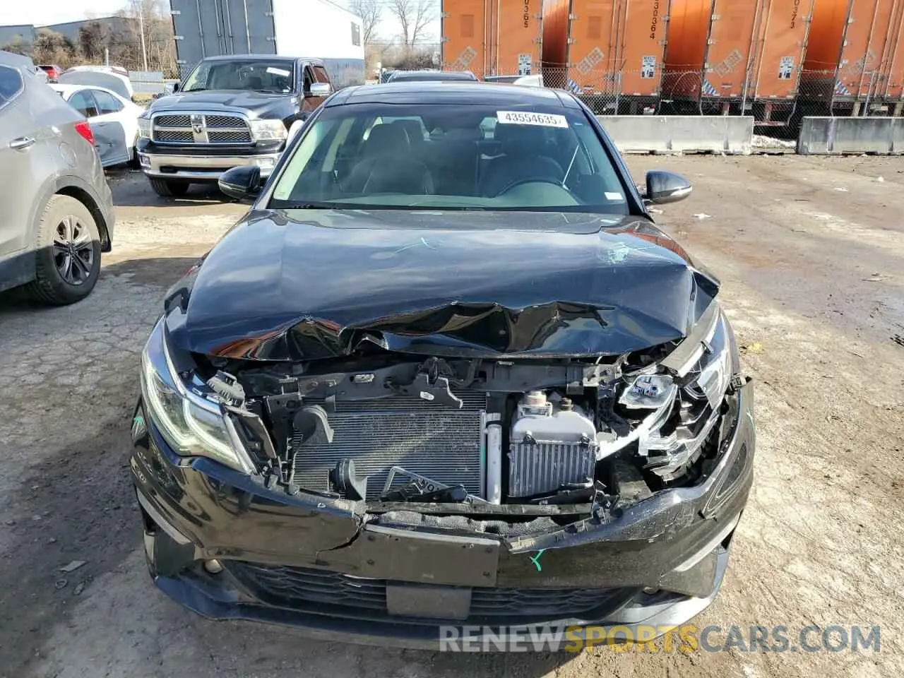 5 Photograph of a damaged car 5XXGU4L17KG334350 KIA OPTIMA 2019