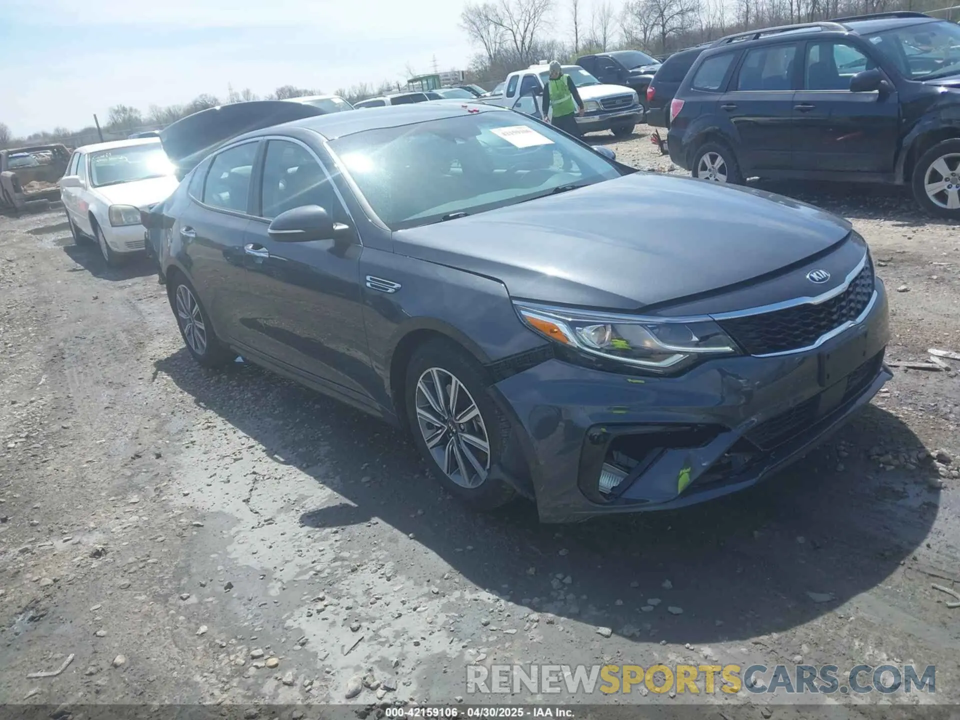 1 Photograph of a damaged car 5XXGU4L19KG307229 KIA OPTIMA 2019