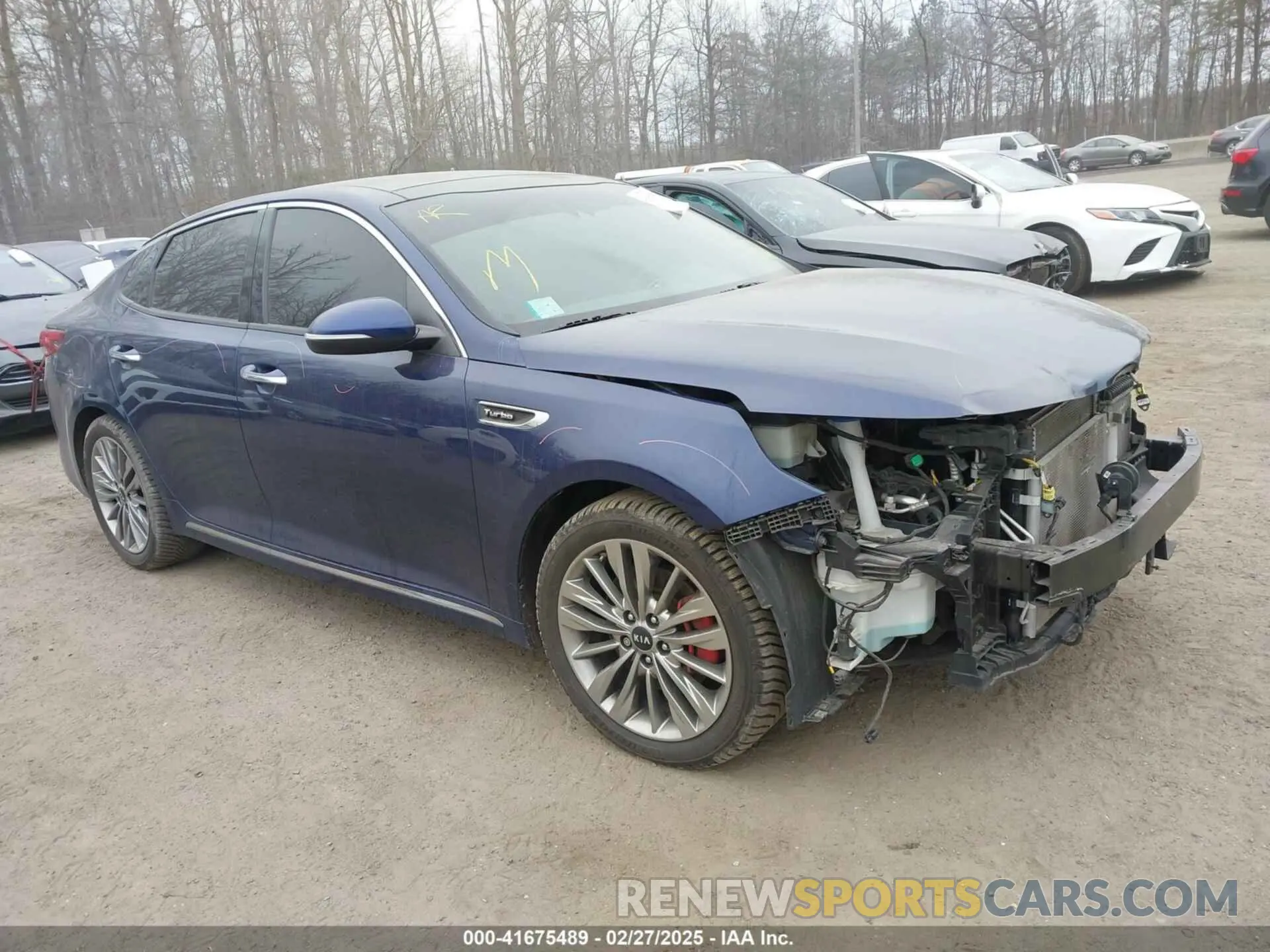 1 Photograph of a damaged car 5XXGV4L20KG314799 KIA OPTIMA 2019
