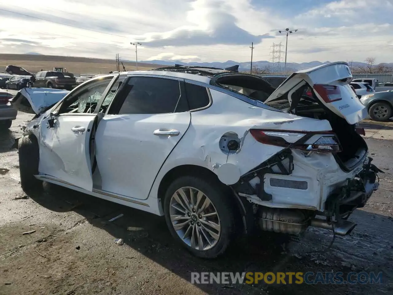2 Photograph of a damaged car 5XXGV4L23KG326672 KIA OPTIMA 2019