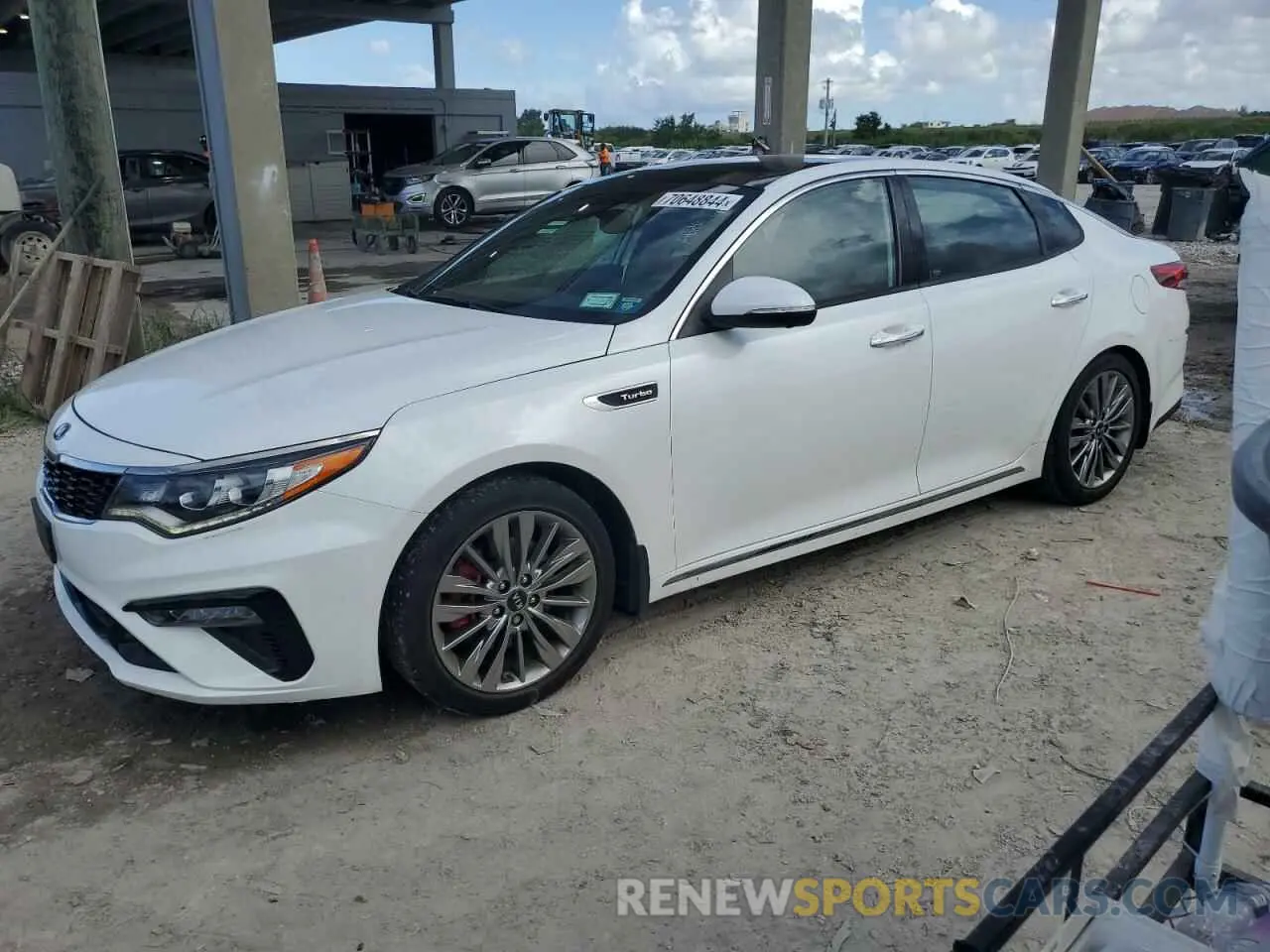 1 Photograph of a damaged car 5XXGV4L2XKG334476 KIA OPTIMA 2019