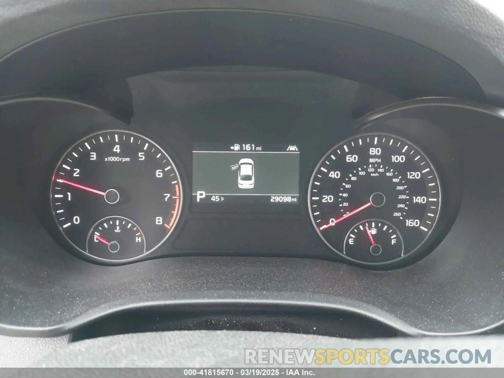 7 Photograph of a damaged car 5XXGW4L24KG313474 KIA OPTIMA 2019