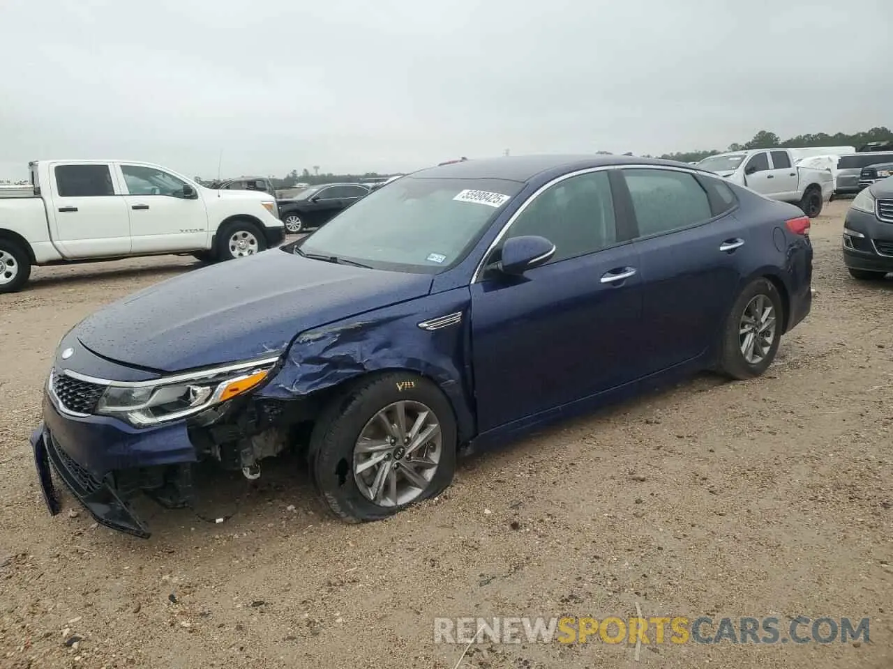 1 Photograph of a damaged car 5XXGT4L31LG384831 KIA OPTIMA 2020