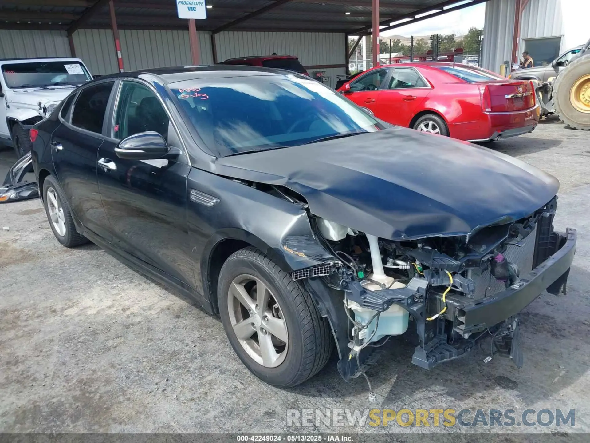 1 Photograph of a damaged car 5XXGT4L31LG391343 KIA OPTIMA 2020
