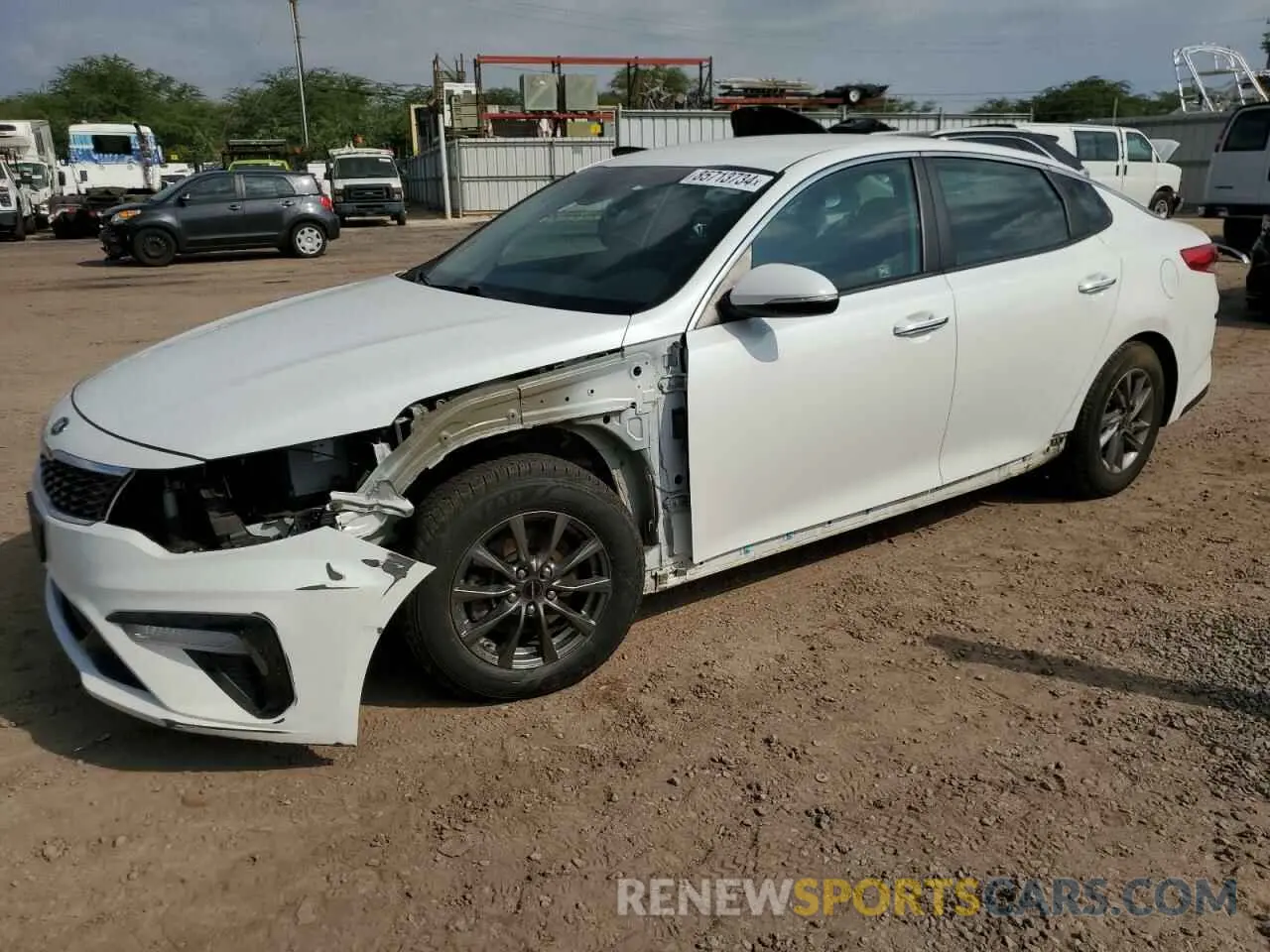 1 Photograph of a damaged car 5XXGT4L31LG392007 KIA OPTIMA 2020