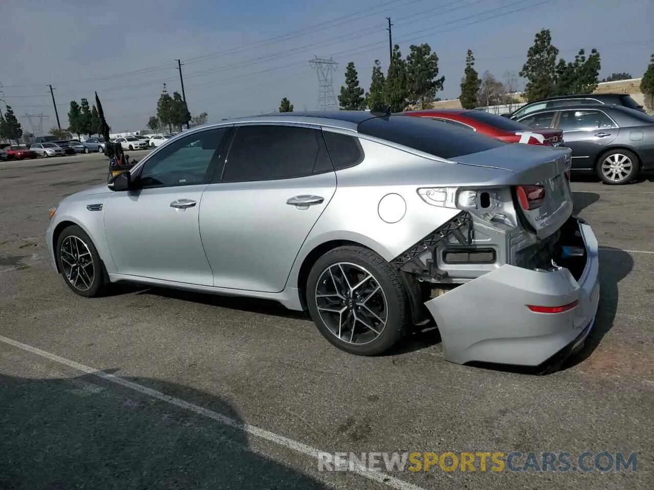 2 Photograph of a damaged car 5XXGT4L31LG433641 KIA OPTIMA 2020