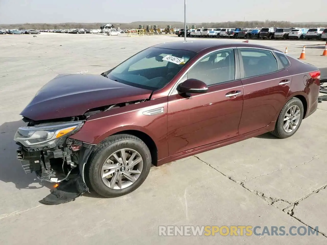1 Photograph of a damaged car 5XXGT4L32LG383588 KIA OPTIMA 2020