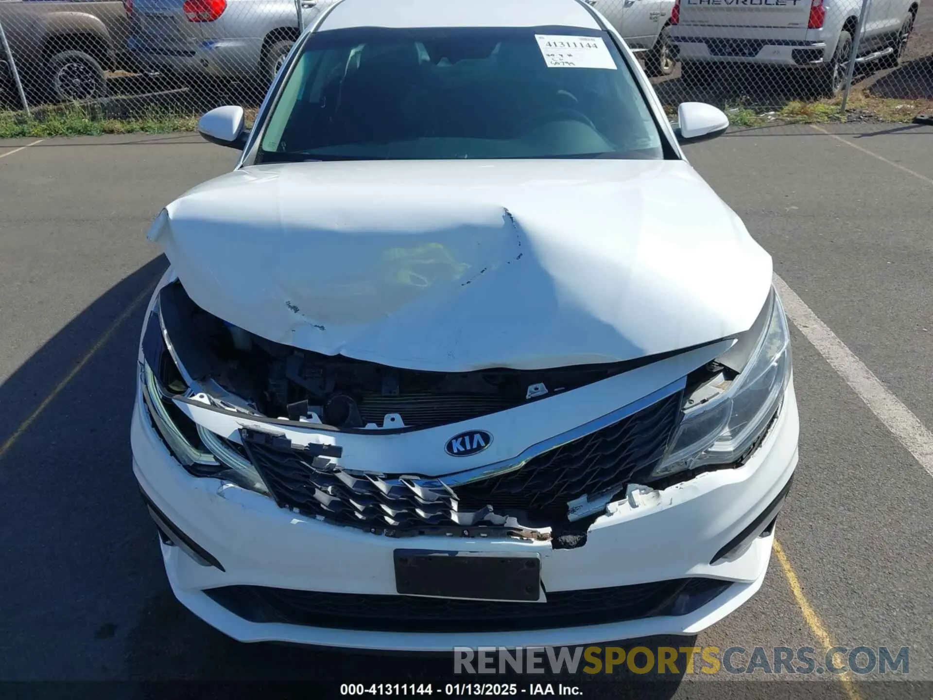 6 Photograph of a damaged car 5XXGT4L32LG419764 KIA OPTIMA 2020
