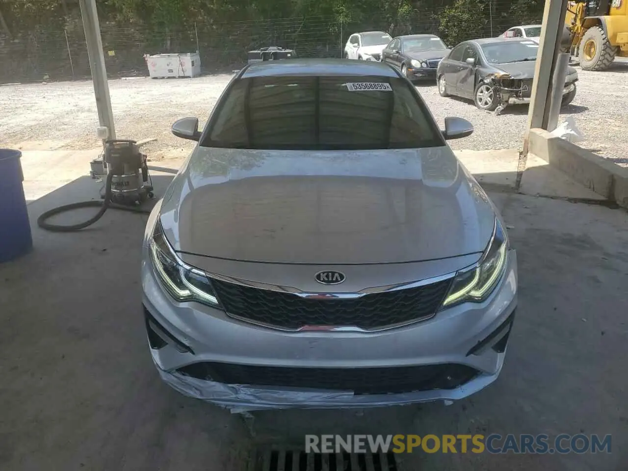 5 Photograph of a damaged car 5XXGT4L32LG425726 KIA OPTIMA 2020