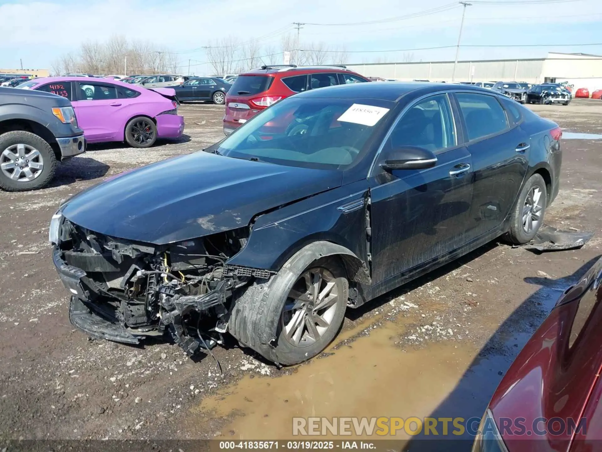 2 Photograph of a damaged car 5XXGT4L32LG430599 KIA OPTIMA 2020