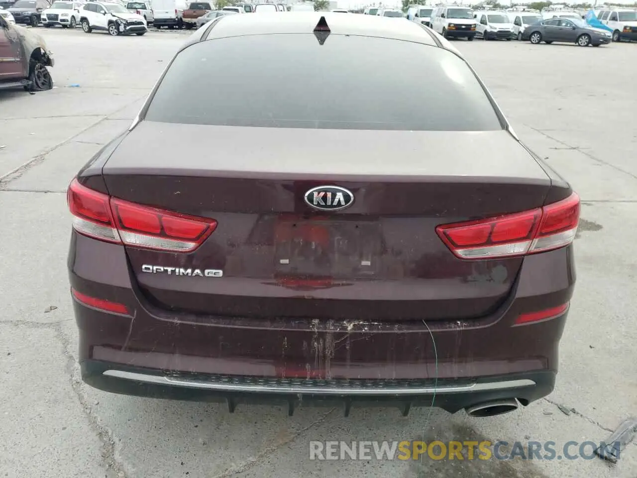 6 Photograph of a damaged car 5XXGT4L33LG385334 KIA OPTIMA 2020