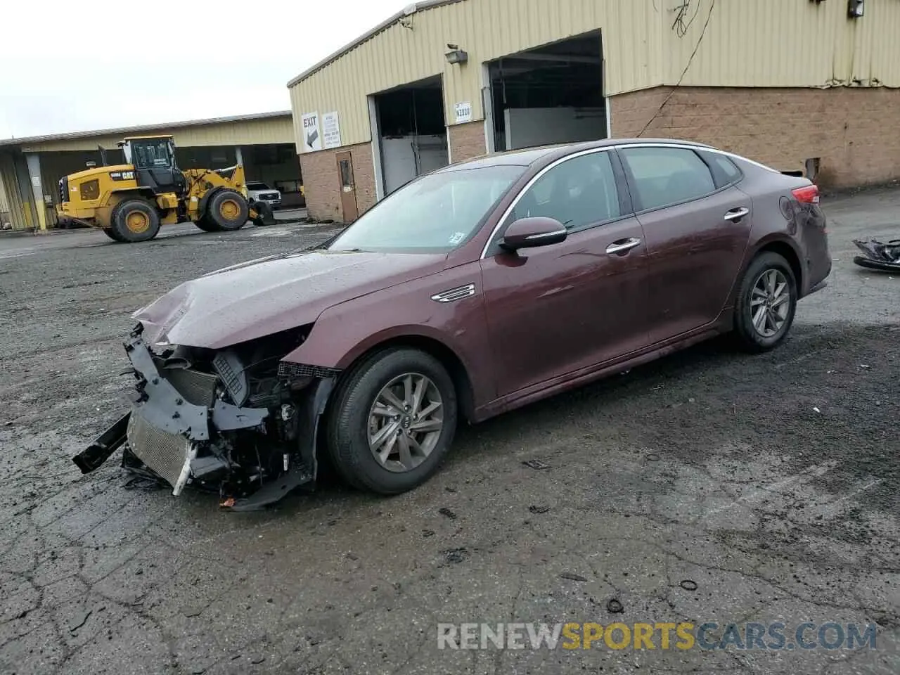 1 Photograph of a damaged car 5XXGT4L33LG396463 KIA OPTIMA 2020